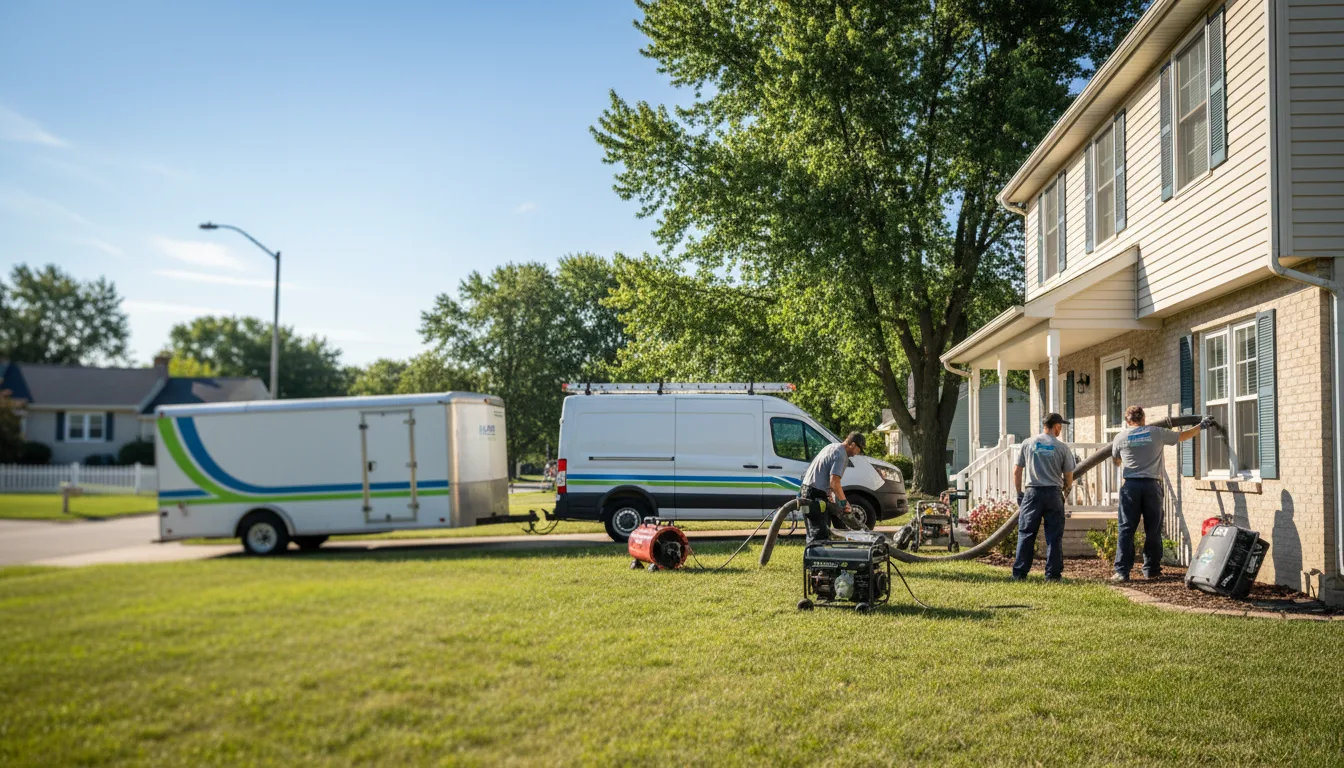 Flooded Basement Restoration And Cleanup With Repair in Overton, NE near me